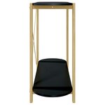 vidaXL Table console Noir 110x38x75 cm Bois d'ingénierie