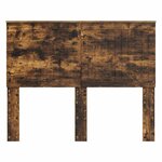 vidaXL Tête de lit Chêne fumé 120 cm Bois d'ingénierie