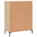 vidaXL Buffet chêne sonoma 69 5x34x90 cm bois d'ingénierie