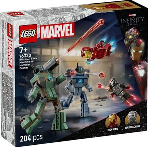 LEGO Marvel - Combat Épique : Iron Man et War Machine contre les Drones de Hammer - 76320