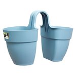 ELHO - Pot de fleurs -  Vibia Campana Flower Twin 21 - Bleu Vintage