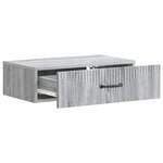 vidaXL Table d'appoint murale 59 x 34 5 x 17 cm Bois d'ingénierie