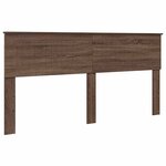 vidaXL Tête de lit Chêne brun 180 cm Bois d'ingénierie