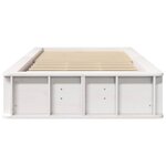 vidaXL Cadre de lit avec stockage Blanc 80 x 200 cm bois