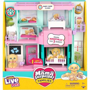 Moose Toys 26673 - Little Live Pets - Coffret de jeu maman en clinique