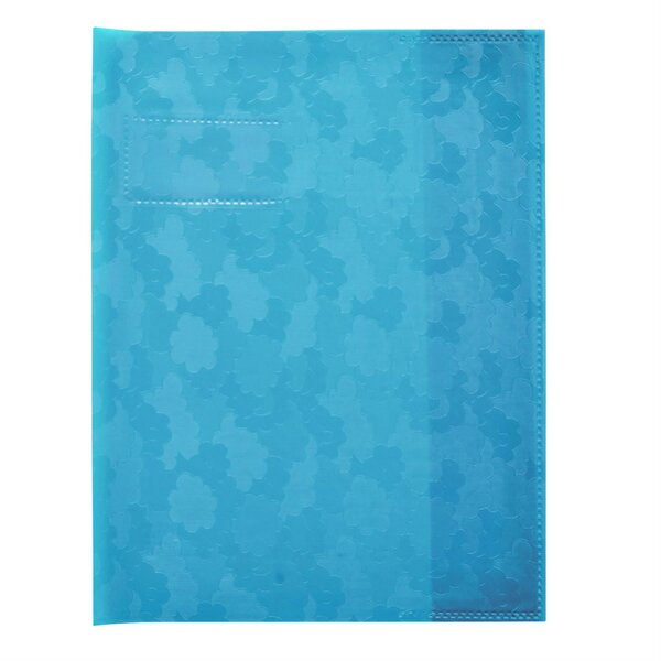 Protège-cahier 17x22 cm pvc 90 bleu turquoise ELBA