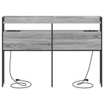 vidaXL Tête de lit de rangement Sonoma gris 150 cm Bois d'ingénierie