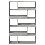 vidaXL Bibliothèque gris béton 100x33x156 5 cm bois d'ingénierie