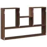vidaXL Étagère murale chêne marron 99x15x60 cm bois d'ingénierie