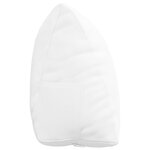 vidaXL Coussin de Dos Blanc 45 x 20 x 35 cm tissu