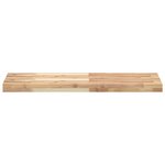 vidaXL Étagères flottantes 2 Pièces 100x30x4 cm acacia massif non traité