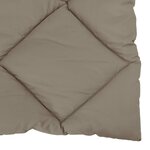 vidaXL Duvet d'hiver Gris clair 220 x 140 cm Microfibre