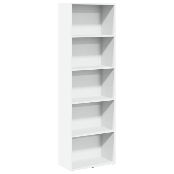 vidaXL Bibliothèque blanc 60x30x189 cm bois d'ingénierie