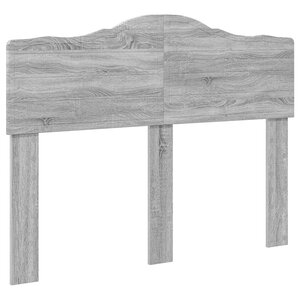 vidaXL Tête de lit Gris Sonoma 135 cm Bois d'ingénierie