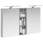 vidaXL Ensemble de Meubles de Salle de Bain 3 Pièces 100 x 10 5 x 60 5 cm
