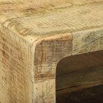 vidaXL Meuble TV Marron 80 x 32 x 36 cm Bois de manguier massif