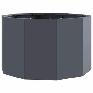 vidaXL Jardinière Anthracite 60 x 60 x 35 cm Acier