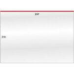Gaines de protection 210 x 197 mm pour documents format A4.
