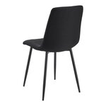 Lot de 4 chaises de salle à manger moderne design robuste 89 x 43 x 52 cm noir 03_0009808