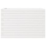 vidaXL Jardinière blanc 70x40x46 cm bois de pin massif