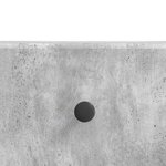 vidaXL Meuble TV Gris béton 147 x 34 5 x 30 cm Bois d'ingénierie