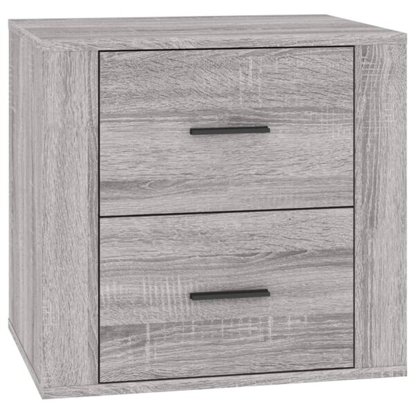 vidaXL Table de chevet Sonoma gris 50x39x47 cm