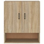 vidaXL Armoire murale Chêne sonoma 60x31x70 cm Bois d'ingénierie
