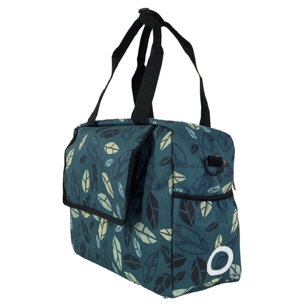 Willex sacoche de vélo city bush 19 l vert et bleu