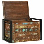 vidaXL Boîte de Rangement 80 x 50 x 50 cm Bois de récupération