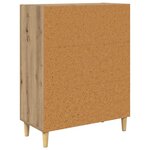 vidaXL Buffet chêne artisanal 34 x 69.5 x 90 cm Bois d'ingénierie