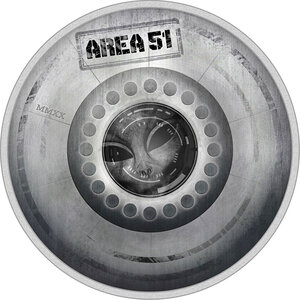 Monnaie AREA 51 UFO Alien Great Conspiracies 2 Oz Argent 10$ Palau 2020