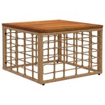vidaXL Ensemble de canapés d'extérieur 10 Pièces Blanc Naturel et Crème