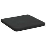 vidaXL Coussins de siège 4 Pièces Noir 40 x 40 x 3 cm Velours
