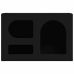 vidaXL Meuble TV Noir 60 x 35 x 40 cm Bois d'ingénierie