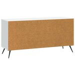 vidaXL Meuble TV Blanc 102 x 34 5 x 50 cm Bois d'ingénierie
