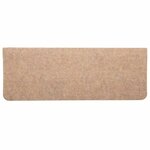 vidaXL Tapis d'escalier auto-adhésifs 30 Pièces beige 65x24 5x3 5 cm
