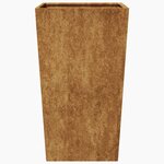 vidaXL Jardinière 45x45x75 cm acier résistant aux intempéries