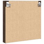 vidaXL Armoire à vitrine chêne marron 60x8 5x58 cm bois d'ingénierie