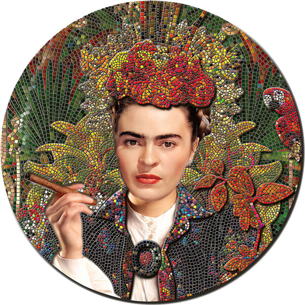 Monnaie FRIDA KAHLO LA MARAVILLA Great Micromosaic Passion II 3 Oz Argent 20$ Palau 2023