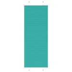 vidaXL Store plissé vert pétrole 75x200 cm largeur du tissu 74 4 cm