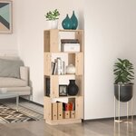 vidaXL Bibliothèque/Séparateur de pièce 51x25x132 cm Pin solide