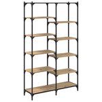 vidaXL Étagère chêne artisanal 100 x 32 x 170 cm Bois d'ingénierie
