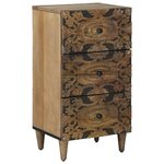 vidaXL Buffet Marron 40 x 33 5 x 75 cm Bois de mangue massif