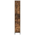 vidaXL Meuble de salle de bain haut Chêne fumé 31.5 x 33 x 190 cm