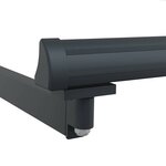 vidaXL Auvent rétractable électrique Vert et blanc 400 × 350 cm