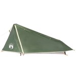 vidaXL Tente de camping tunnel 1 personne vert imperméable