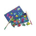 Djeco DJ01653 - Jeu de pêches magnétique La pêche colorée