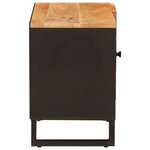 vidaXL Meuble TV Marron 80 x 33 x 46 cm Bois de mangue massif