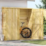vidaXL Abri à outils de jardin 163x50x171 cm Pinède imprégnée