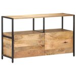 vidaXL Buffet 110x35x65 cm Bois de manguier massif